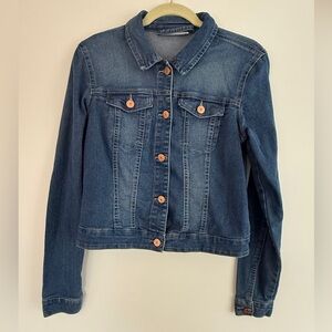 Noisy may Denim Jean Jacket In Blue, Sz. Sm.